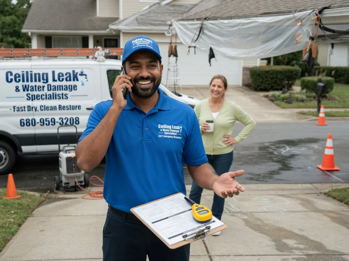 Ceiling Leak Cleanup Waikoloa, HI FAQs